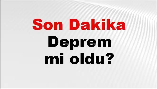 Muğla'da Son Dakika Deprem: Nerede ve Şiddeti Ne Kadar?