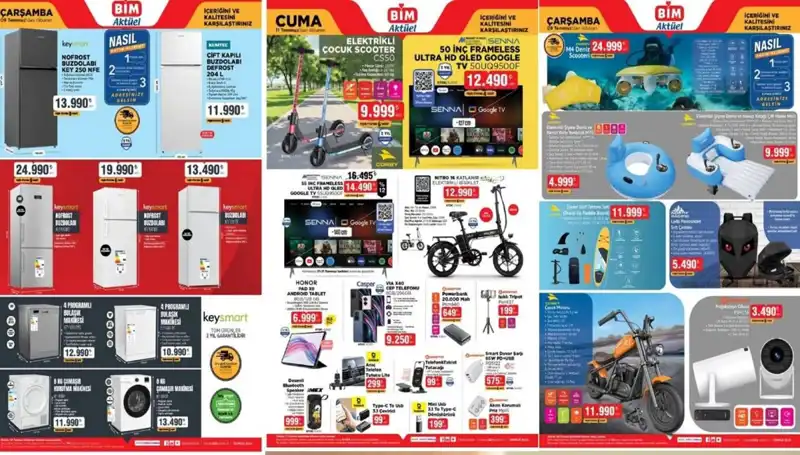BİM 8-11 Temmuz Aktüel Kataloğu: Elektronik Ürünlerde Kaçırılmayacak Fırsatlar!
