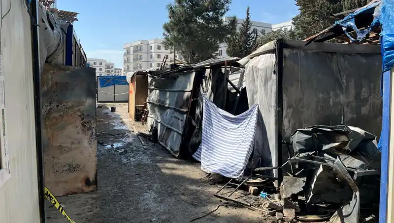 İşçilerin Kaldığı Konteynerde Yangın: Olayın Ayrıntıları ve Sonuçları