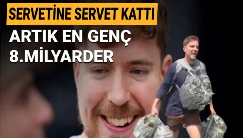 23 Yaşındaki MrBeast, Milyarder Olarak Tarihe Geçti!