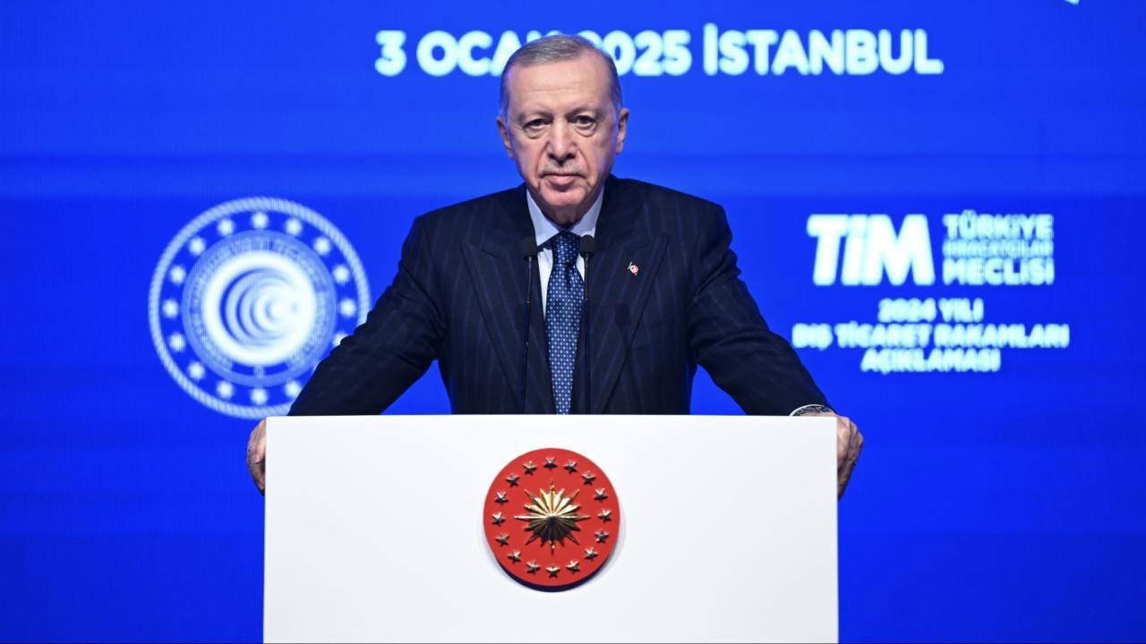 Cumhurbaşkanı Erdoğan'dan 2024 İhracat Açıklaması