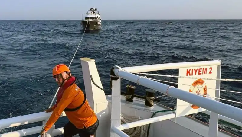Marmaris'te Sürüklenen Tekne Büyük Tehlike Atlattı!
